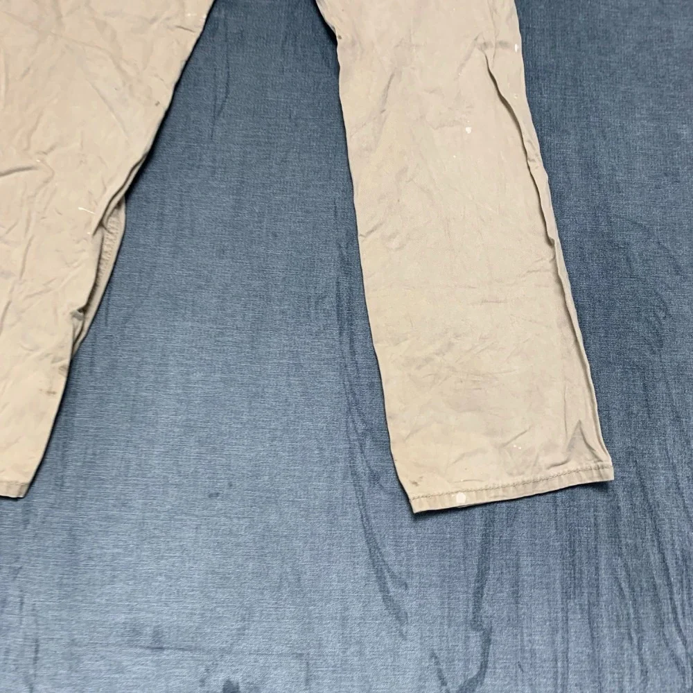 Levi's 514 Jeans Mens 32x30 Beige Denim Cotton Stretch Regular Fit Straight Leg